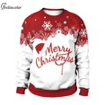 thumbnail image 4 of Sudadera con capucha para hombre, suéter con cuello redondo, estampado 3D de Papá Noel, ropa de otoño e invierno, 4 of 4