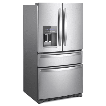 Whirlpool - 24.5 Cu. Ft. 4-Door French Door Refrigerator - Stainless Steel