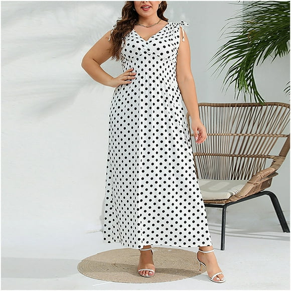 Robe Décontractée pour Femme, Robe Maxi à Imprimé Frais, Tissu en Soie Glacée Léger pour le Confort Estival