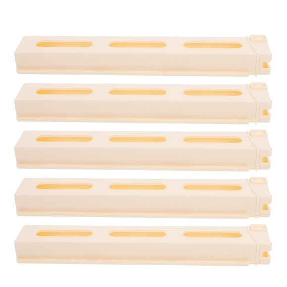 Shisuyan 5pcs Dominoes Accessories For Mexican Train Game Plastic Domino Tile Trays Domino Holders For Board Game Enthusiasts