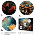 thumbnail image 3 of Designart "Expressive Dreams Gold Dream Catcher II" Spiritual Floater Framed Canvas Art Print, 3 of 7