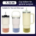 thumbnail image 3 of Joyfeel Diamond Glitter Silicone Boot for Cup 20-40oz Anti-Slip Sleeve for Water Bottles Stylish Protective Trapezoidal Cylinder Base Cover, 3 of 10