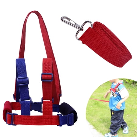MISSMILE Adjustable Walking Harness and Safety Leash, Walking Harness Child Rope Leash Walking Hand Belt,Anti-Lost Rope, Safety Wrist Link for Children and Kids