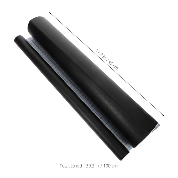 OUNONA Black Chalkboard PVC Adhesive Paper with Peel and Stick for Easy Erasing and Rewriting