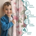 thumbnail image 3 of Blackout Kids Curtains,Flower and Butterfly Childrens Insulated Curtains Set Of 2,Bedroom Essentials,Toddler Room Decor 42"x54"(106x137cm), 3 of 4