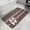 Black, variant on Ombre Brown Washable Area Rugs for Living Room Bedroom, Large Non Slip Indoor Floor Carpet Absorbent Low Pile Modern Abstract Waves Morocco Striped Door Mat Rugs for Bathroom Entryway 47.2"x63"