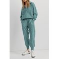 thumbnail image 4 of Womens 2 Piece Sweatsuits Set Long Sleeve Half Zip Pullover Sweatshirt Joggers Sweatpants Fall Outfits Tracksuit, 4 of 6