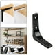 thumbnail image 3 of Soportes de pared para estantes, soportes para mesas de trabajo, bancos de trabajo, etc. Negro 3 pulgadas, 3 of 9