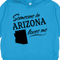 thumbnail image 3 of Inktastic Someone in Arizona Loves Me Toddler Hoodie, 3 of 4