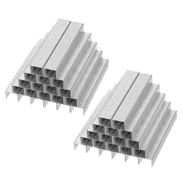 Uxcell 23/10 Staples for Stapler, 10Box 10000pcs 3/8" Leg Length Standard Flat Clinch