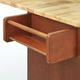 thumbnail image 2 of Thatcher Kitchen Cart, Cherry, 2 of 6