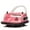 Pink, variant on 12V Electric Ride On Bumper Car for Toddlers, 360 Degree Spin Ride-On Toy with Parent Remote, Dual Joysticks, LED Lights, Music and Safety Belt, Dark Blue
