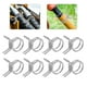 thumbnail image 4 of 200pcs riego manguera abrazadera manguera de jardín abrazaderas de manguera de acero inoxidable clips de tubería, 4 of 5