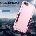 thumbnail image 6 of Designed for iPhone 7/8/SE Heavy Duty Case, Protection Shockproof Dropproof Dustproof Anti-Scratch Phone Case Cover for iPhone 7/8/SE Heavy Duty Case, Pink, 6 of 8