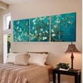 thumbnail image 4 of Tríptico Van Gogh Blossoming Almond Tree En Lienzo Canvas, 4 of 4