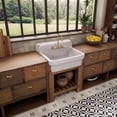 thumbnail image 4 of Old Fashioned Country Fireclay Utility Sink with High Backsplash, 4 of 7