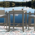 thumbnail image 1 of Homestyles Table Bistro Haute en Bois pour Extérieur avec Finition Résistante aux UV, Gris (1 Unité), 1 of 21