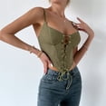 thumbnail image 2 of Clearance Sale 2025 Shapers Women's Solid Color Slim Fit Buttonhole Strap Fishbone Support Harness Body Shapewear, 2 of 6