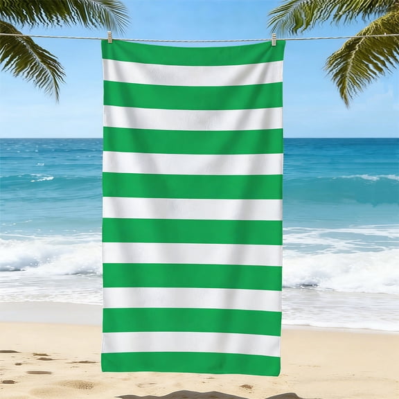 Microfiber Beach Towel, Quick Dry Sand Free Lightweight Travel Towel, Soft Compact Pool Towel for Camping and Swimming