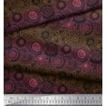 thumbnail image 3 of Soimoi Viscose Chiffon Fabric Artistic Flower Mandala Fabric Prints By Yard 42 Inch Wide, 3 of 3