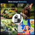 thumbnail image 3 of Yimserk 8000mAh Portable Camping Shower, 10-Speed Camp Shower Pump, LED Display, 4 Spray Modes, IPX8 Waterproof Outdoor Shower Kit for Hiking, Travel, Pet, Car Wash, 3 of 6
