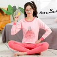 thumbnail image 1 of Conjuntos de pijamas navideños para niños y niñas, 100 algodón, ropa para el hogar para bebés y adolescentes, 1 of 4