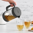 thumbnail image 3 of Martha Stewart 7 Cup Electric Kettle with Tea Infuser, Caviar Gray, 3 of 6