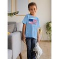 thumbnail image 2 of Independence Day Brush Flag T-Shirt Toddler -Image by Shutterstock,  5 Toddler, 2 of 4