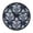 Elegant Dark Blue, variant on Indoor 12' Voice-Activated Luminous Decoration Wall Clock With LED Night Light Green&beige Tartan Pattern