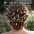 thumbnail image 4 of Miallo 24-Piece Silver Bobby Pins for Women, Non-Slip Metal Hair Grips for Grey & Blonde Hair, Professional Styling Clips for Updos, 4 of 8