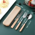 thumbnail image 3 of Clearance Tableware under $5 Stainless Fork Chopsticks Spoon Portable Tableware Set Outdoor Tableware Home Flatware Set, 3 of 8