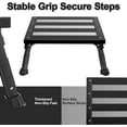 thumbnail image 4 of Support Way RV Step Stool, Oversized 500 lbs Capacity, 3-Level Adjustable Aluminum Step, Foldable Non-Slip Platform for Camper, Trailer, Motorhome, Outdoor Use, 4 of 7