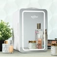 thumbnail image 1 of Koolatron Cosmetics Fridge w/ LED Lighted Makeup Mirror 12V 110V, 6L, 1 of 9