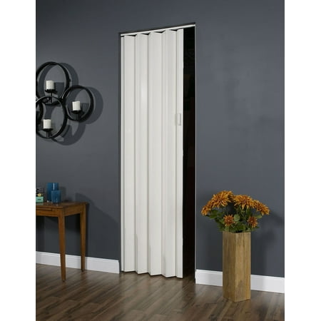 Homestyle Plaza Vinyl Folding Door fits 48"wide x 96"high White