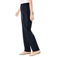 thumbnail image 4 of Woman Within Women's Plus Size Tall  Woven Pant Pant, 4 of 5