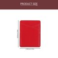 thumbnail image 4 of 2pcs Phone Back Cards Holders PU Leather Mobile Phone Case 2-slots Back Wallets, 4 of 8