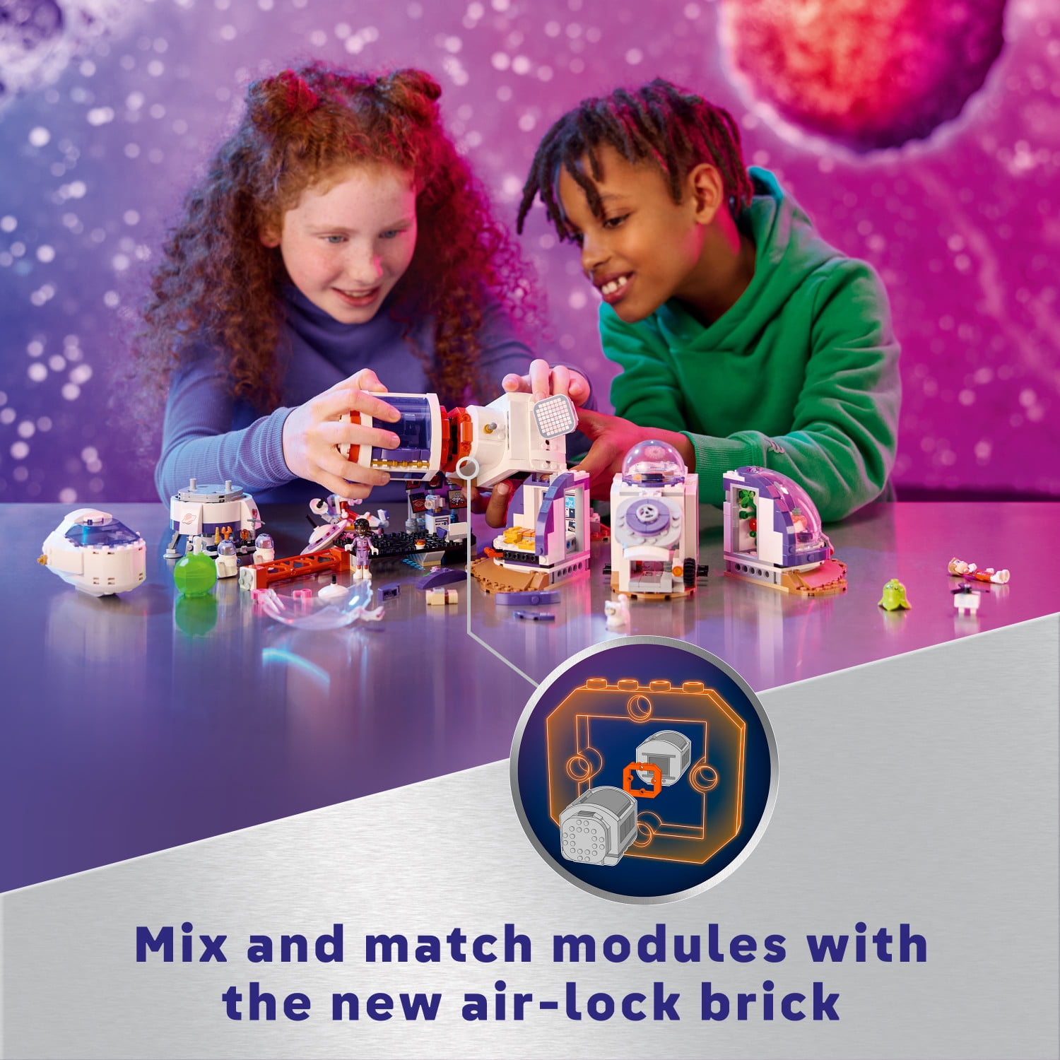 LEGO Friends Mars Space Base and Rocket Set, Science Toy for Pretend Play with 3 Mini-Dolls and Spaceship Toy, Gift for Girls, Boys and Kids Ages 8 and Up  who Love Tech and Outer Space Toys, 42605