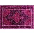 thumbnail image 1 of Ahgly Company Machine Washable Indoor Rectangle Persian Pink Traditional Area Rugs, 8' x 12', 1 of 4