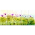 thumbnail image 2 of Design Art - Green Purple Abstract Cosmos of Flowers, 2 of 3