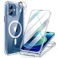 thumbnail image 1 of Funda protectora Miracase Magnetic Glass para iPhone 12/12 Pro, 1 of 7