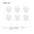 thumbnail image 3 of Makeup Mirror Light Bulb Lights Make Up Dimmable LED Wall Lamp 6 10 14Bulbs Kit for Dressing Table ,Widely Use, 3 of 13