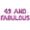 Pink, variant on Letter & Number Balloons - 49 AND FABULOUS 16" Inch Alphabet Letters Foil Mylar Balloon 49th Birthday Party Banner (Gold)