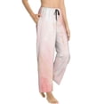 thumbnail image 2 of Haiem Pink Marble Women's Pajama Pants Ultra Lightweight Pjs Bottoms Sleepwear Bottom Pants With Pocket Drawstring-XX-Large, 2 of 9