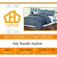 thumbnail image 2 of Polyester Medium Warmth Down Alternative Comforter Duvet Insert, Grey - King/Cal King, 2 of 2