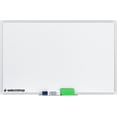 thumbnail image 1 of Pizarron Blanco Pizarron Magnetico Con 3 Imanes 4 Marcadores y 1 Borrador Pintarron Blanco Infantil Empotrable Pizarra Con Bandeja Para Rotuladores Uso Vertical U Horizontal (1,20 X 60 CM), 1 of 7