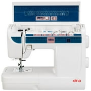 Elna 3210 Jeans Mechanical Sewing Machine 19 Stitches and Free Arm with Table