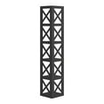 thumbnail image 4 of Weston Home Rebecca Wood 5-Shelf Corner Bookcase, Black, 4 of 6