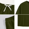thumbnail image 5 of Clossjun Mens Short Sets 2 Piece Outfits - Casual Summer Short Sleeve Sweatsuits Sets for Men with Cargo Pocket, 5 of 5