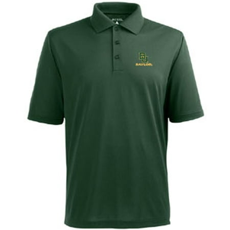 Baylor Mens Pique Xtra Lite Polo Shirt (Color: Green) - Walmart.com