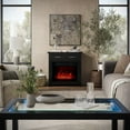 thumbnail image 2 of Jofran Hearthside Modern Rustic 32" Electric LED Fireplace 5000 BTU Console TV Stand, 2 of 6